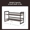2/3/4 Tiers Flat and Slant Metal Shoe Rack for Entryway Hallway
